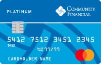 Get a low rate card with our Platinum MasterCard