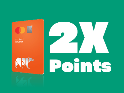 2X Points